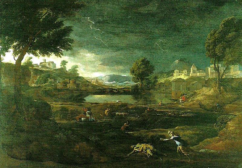 Nicolas Poussin landscape with pyramus and thisbe China oil painting art